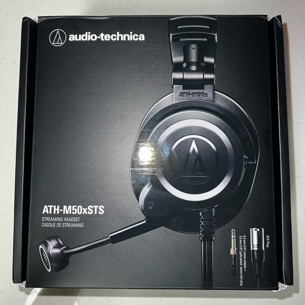 NWT Audio-Technica ATH-M50xSTS STREAMING HEADSET